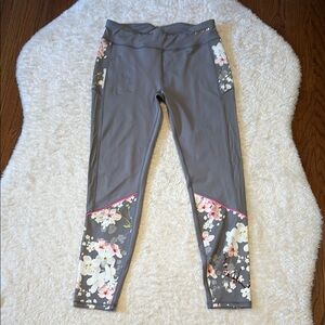 Ted Baker Gray Floral Leggings